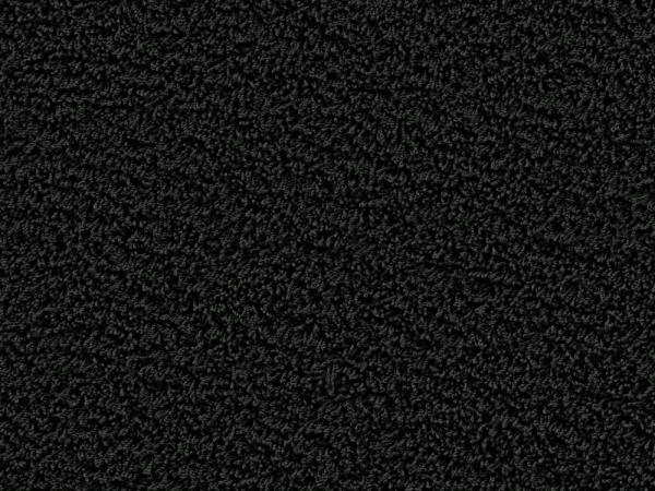 Top view of a rectangular carpet pattern in coal grey
